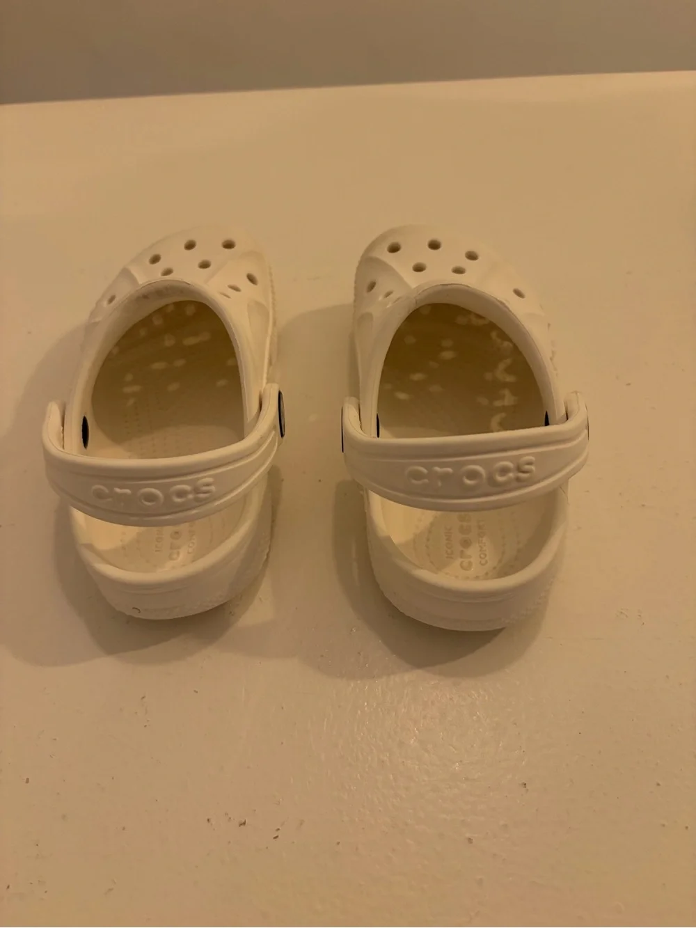 Crocs Classic White Kids Clogs Size C8
